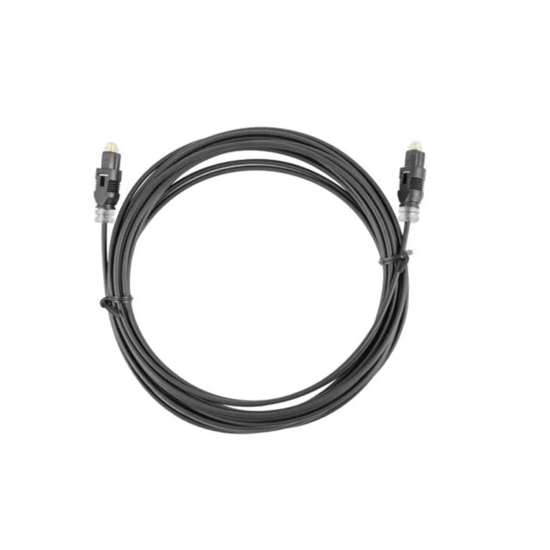 Cavo Lanberg CA-TOSL-10CC-0020-BK 2 m Toslink a Toslink Cavo Ottico Digitale - immagine 1