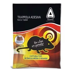 Trappola cattttura topi adesiva Kolrat 2 pz (28x19cm) AD180315 - immagine 1