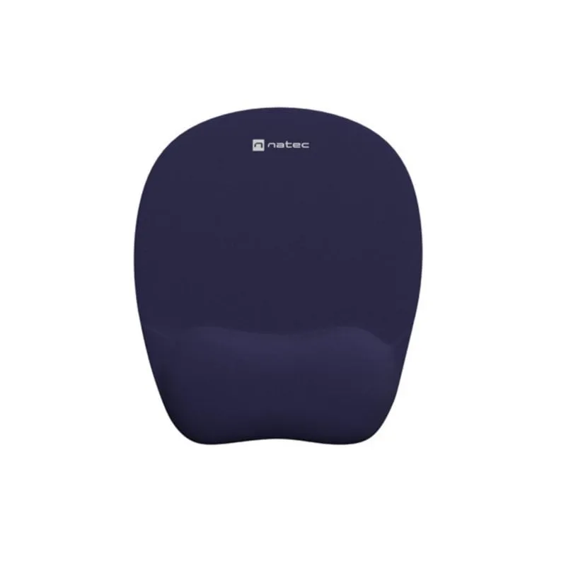 Tappetino NATEC CHIPMUNK Blu Scuro Monocromo Memory Foam Base Antiscivolo - immagine 1