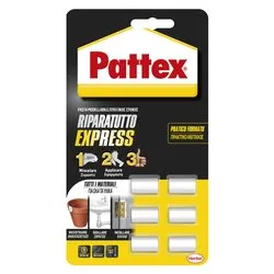 Collante bicomponente universale Ripara Express in pasta 6 pad (30gr) Bianco 2668472 - immagine 1