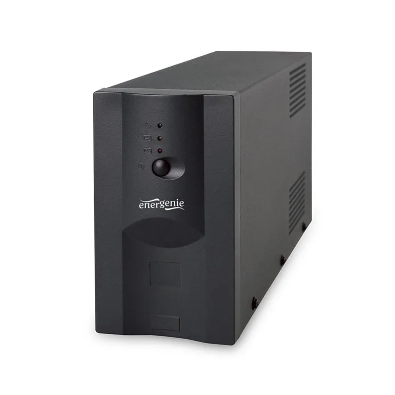 Sai Gembird 1,2 kVA Batteria al Piombo 7 Ah 4 Uscite AC Nero - immagine 1