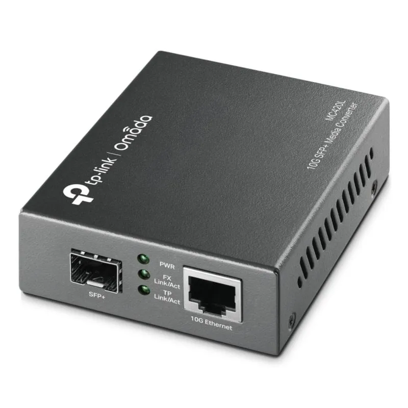 Convertitore Media TP-Link Omada MC420L 10000 Mbit/s SFP+ Multimodo e Monomodo - immagine 1