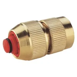 Raccordo automatico Acquastop F ottone per tubi 1/2" LONG LIFE METAL SYSTEM 00335L - immagine 1
