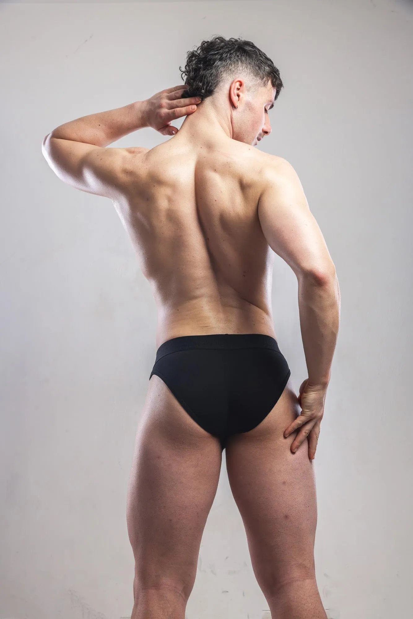 SUKREW - Intimo da Uomo Slips - Classic Brief Eclipse - 1x Taglia XL - immagine 4