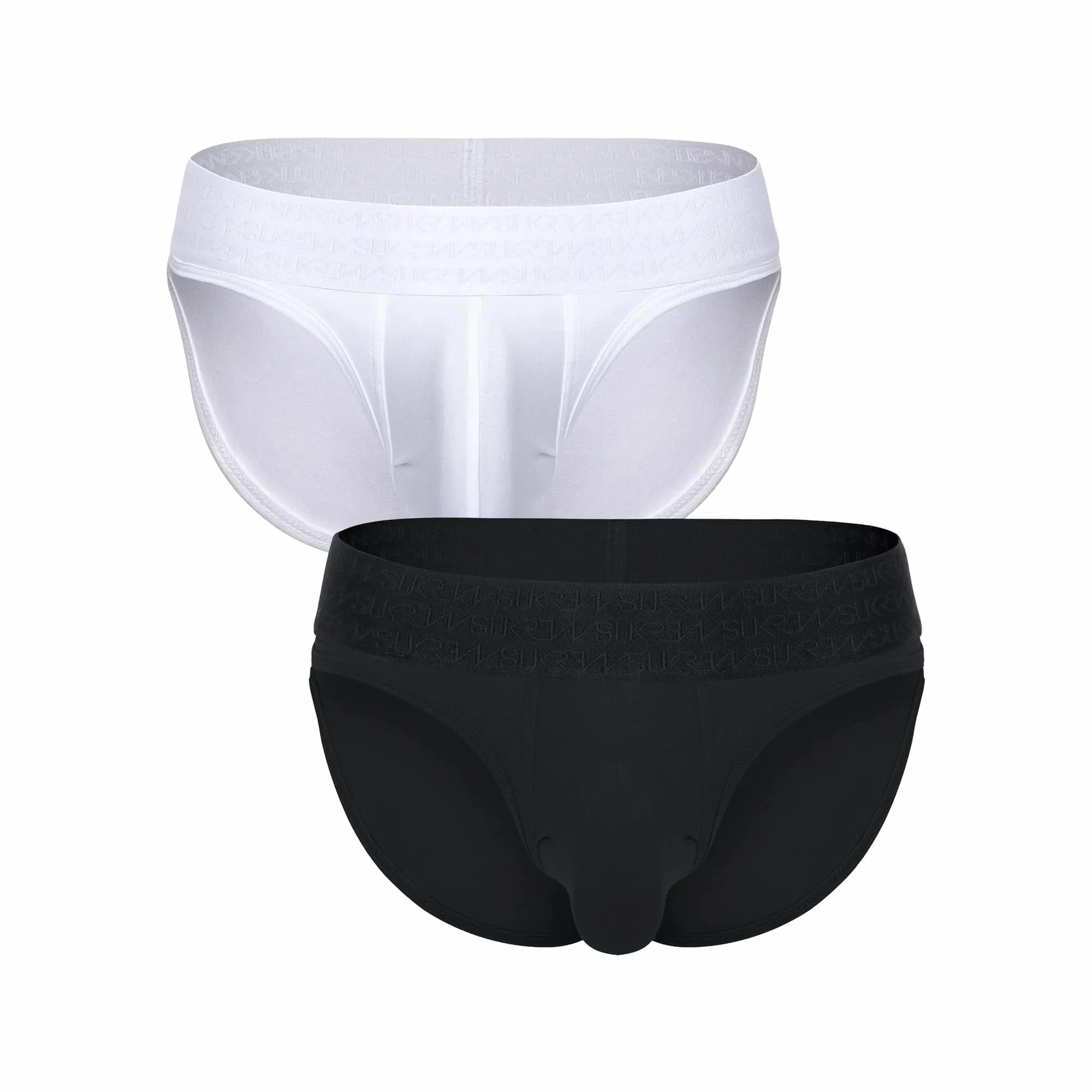SUKREW - Intimo da Uomo Slips - Classic Brief Multipack 1x Starlight + 1x Eclipse - Taglia M - immagine 1