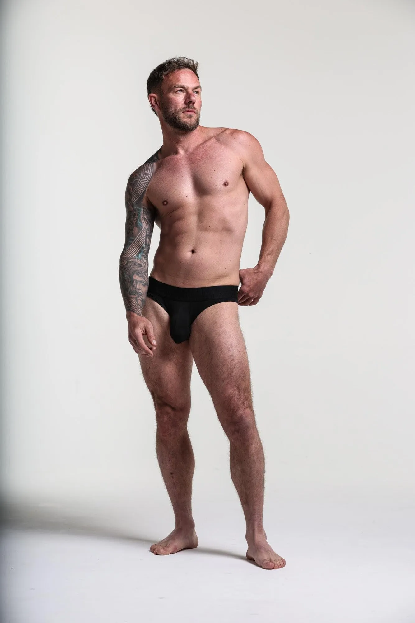 SUKREW - Intimo da Uomo Slips - Classic Brief Eclipse - 1x Taglia XS - immagine 5