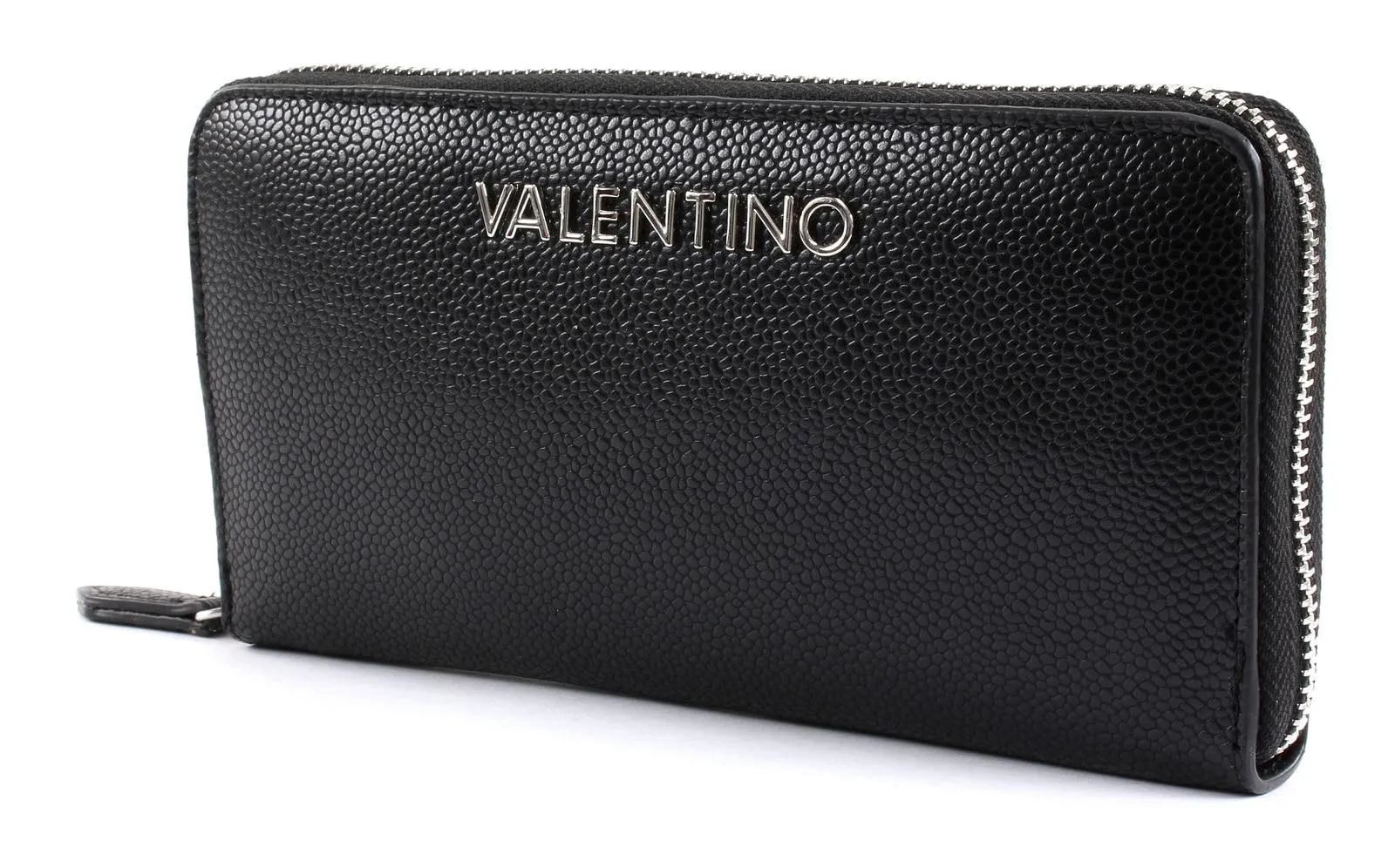 Valentino by Mario Divina - Pelle sintetica Portafogli Donna, Nero, 2.5x10.5x14.5 cm (B x H T) - immagine 4