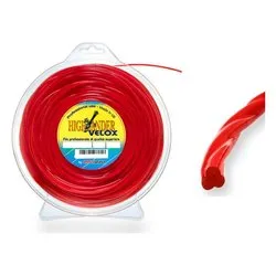 Filo decespugliatore triangolare nylon (3mm x 23m) HIGHLANDER VELOX Rosso 1422 0130 - immagine 1
