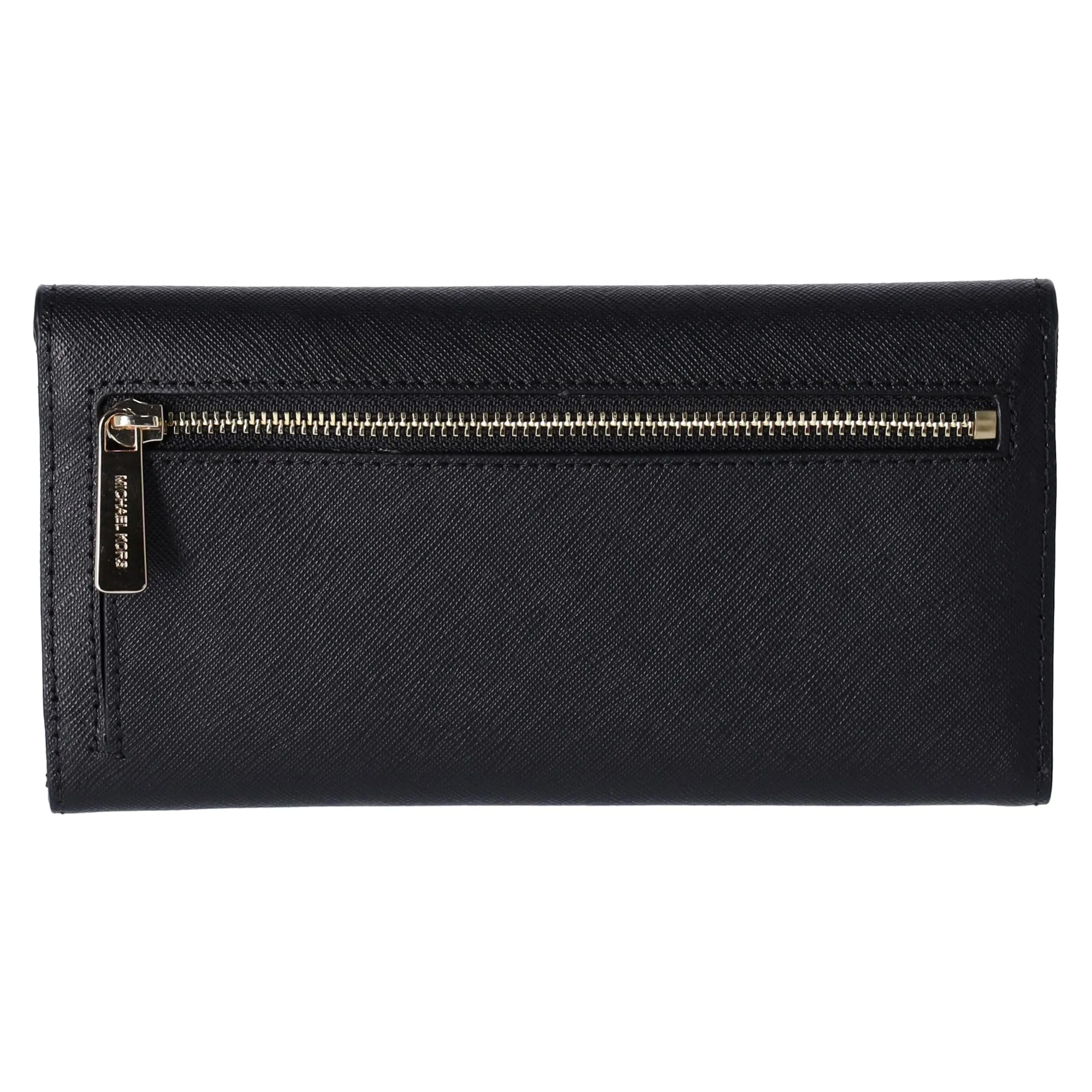 Michael Kors Jet Set - Portafoglio grande da viaggio, pieghevole in tre parti, da donna - nero - Large - immagine 2