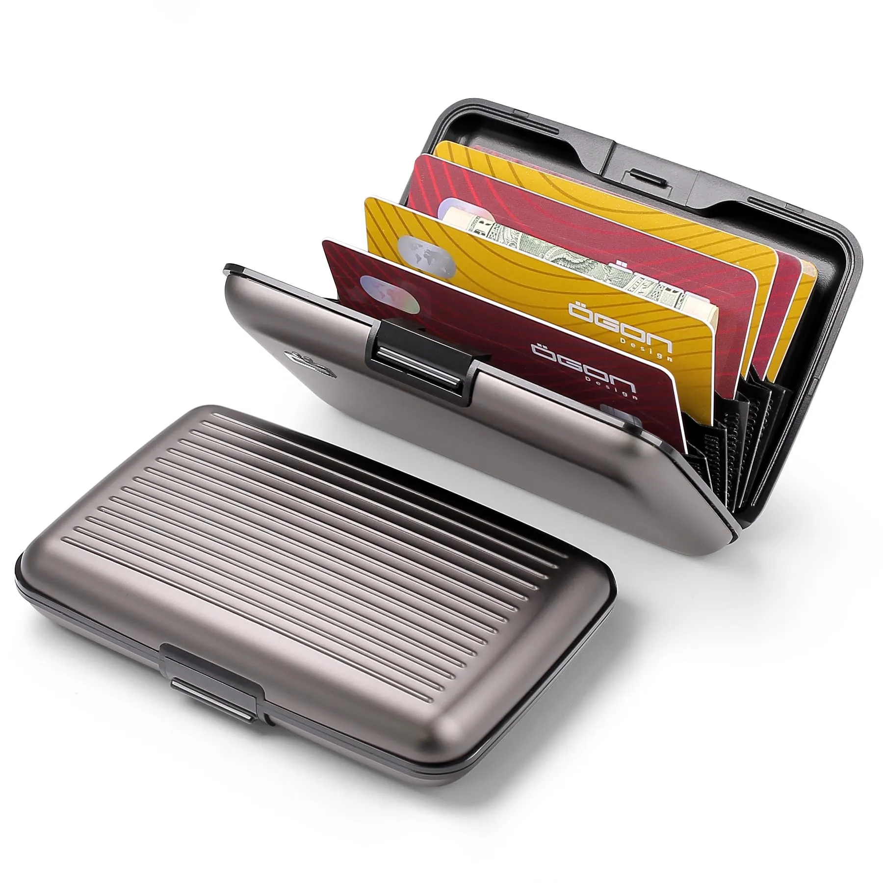 Portacarte in alluminio con protezione RFID. Modello: STOCKHOLM ORIGINAL - immagine 2
