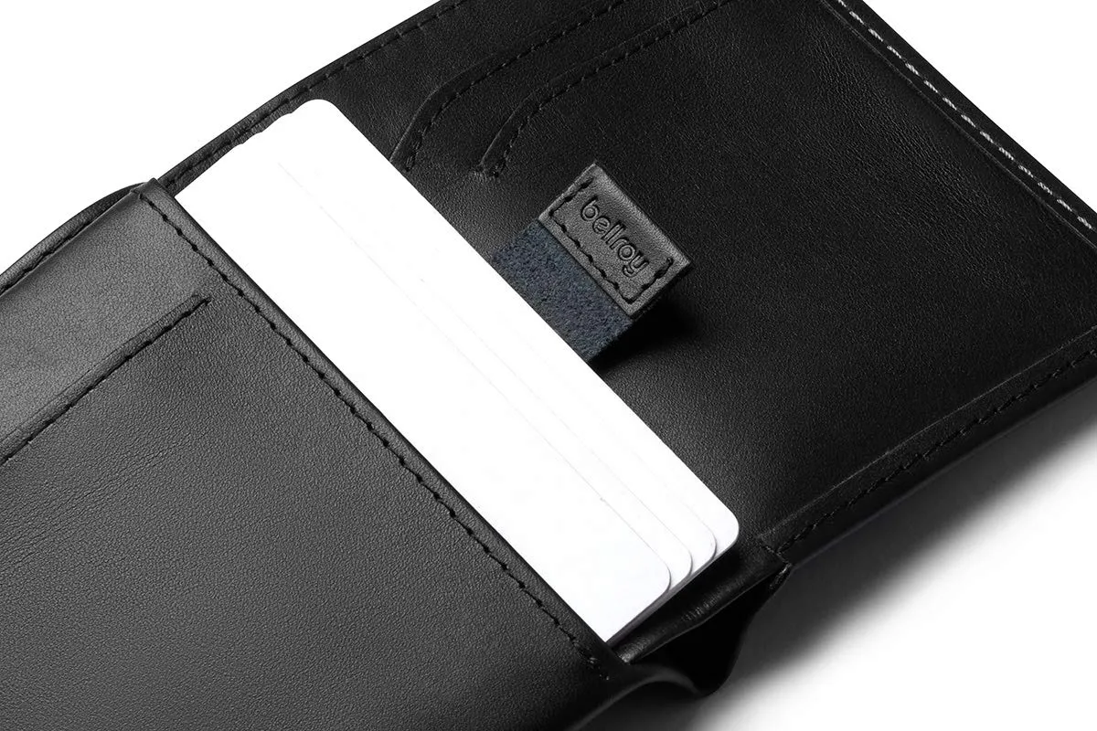 Bellroy Note Sleeve, Portafoglio sottile in pelle, edizioni RFID disponibili (Max. 11 carte, banconote e monete) - Black - RFID - immagine 3