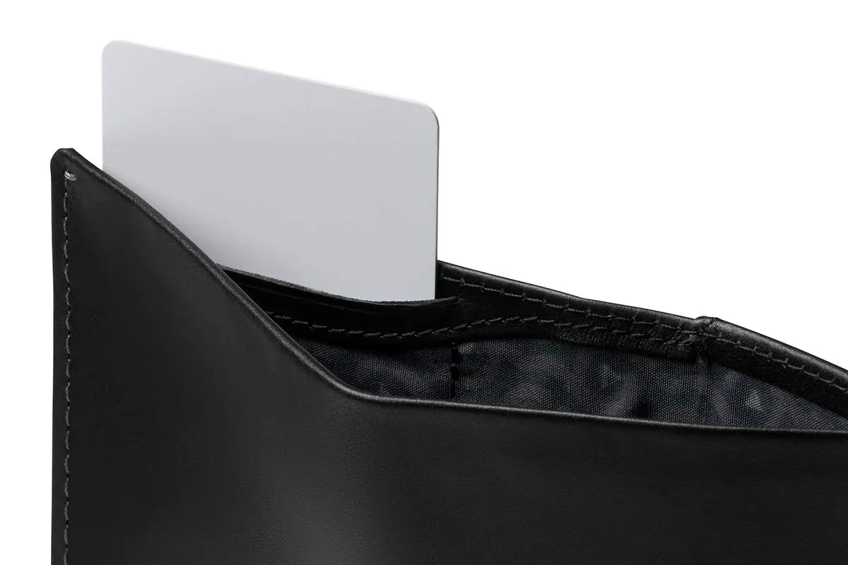 Bellroy Note Sleeve, Portafoglio sottile in pelle, edizioni RFID disponibili (Max. 11 carte, banconote e monete) - Black - RFID - immagine 6
