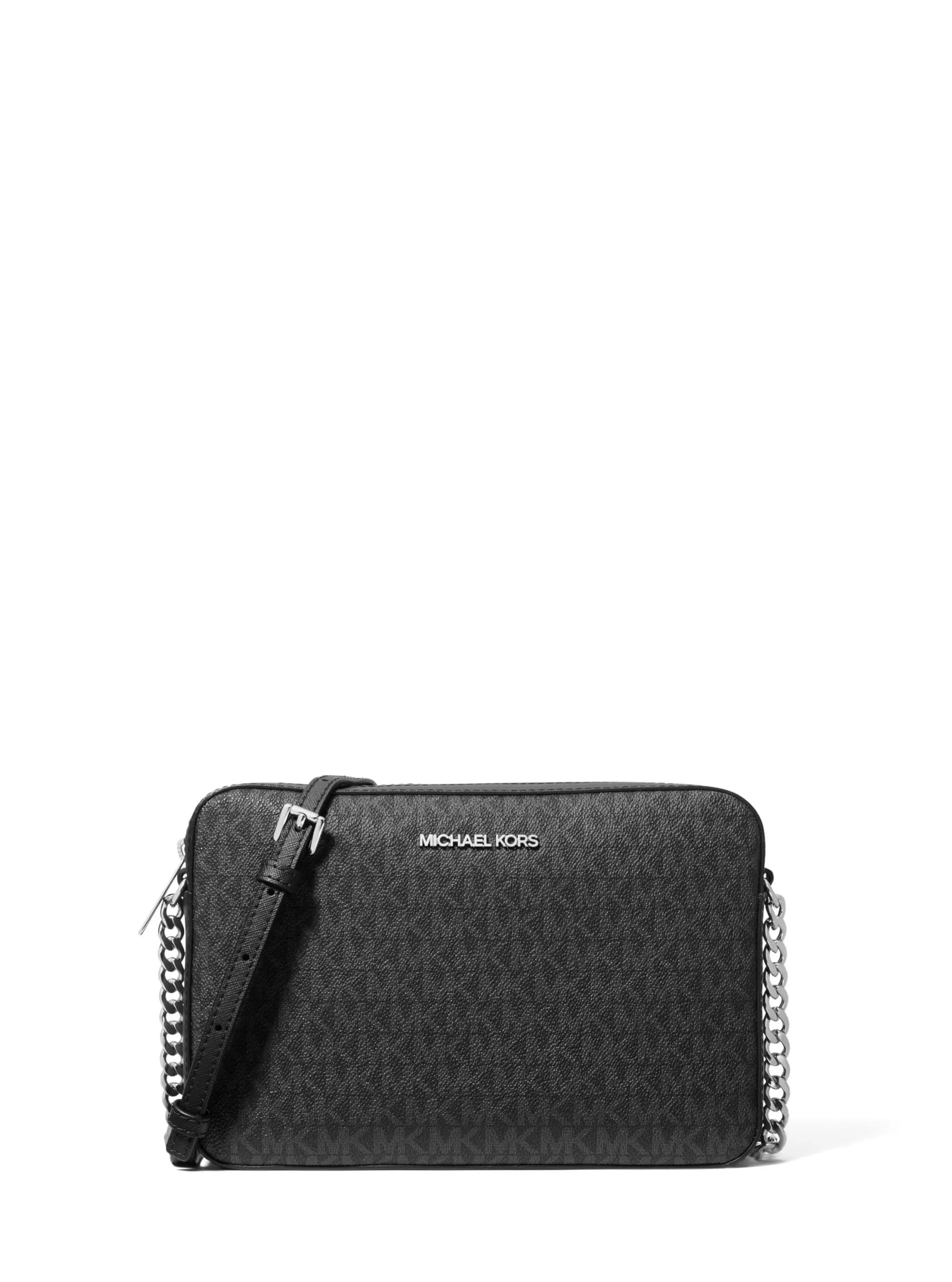 Michael Kors, Jet Set, Borsa a tracolla, da donna, motivo con logo - immagine 1