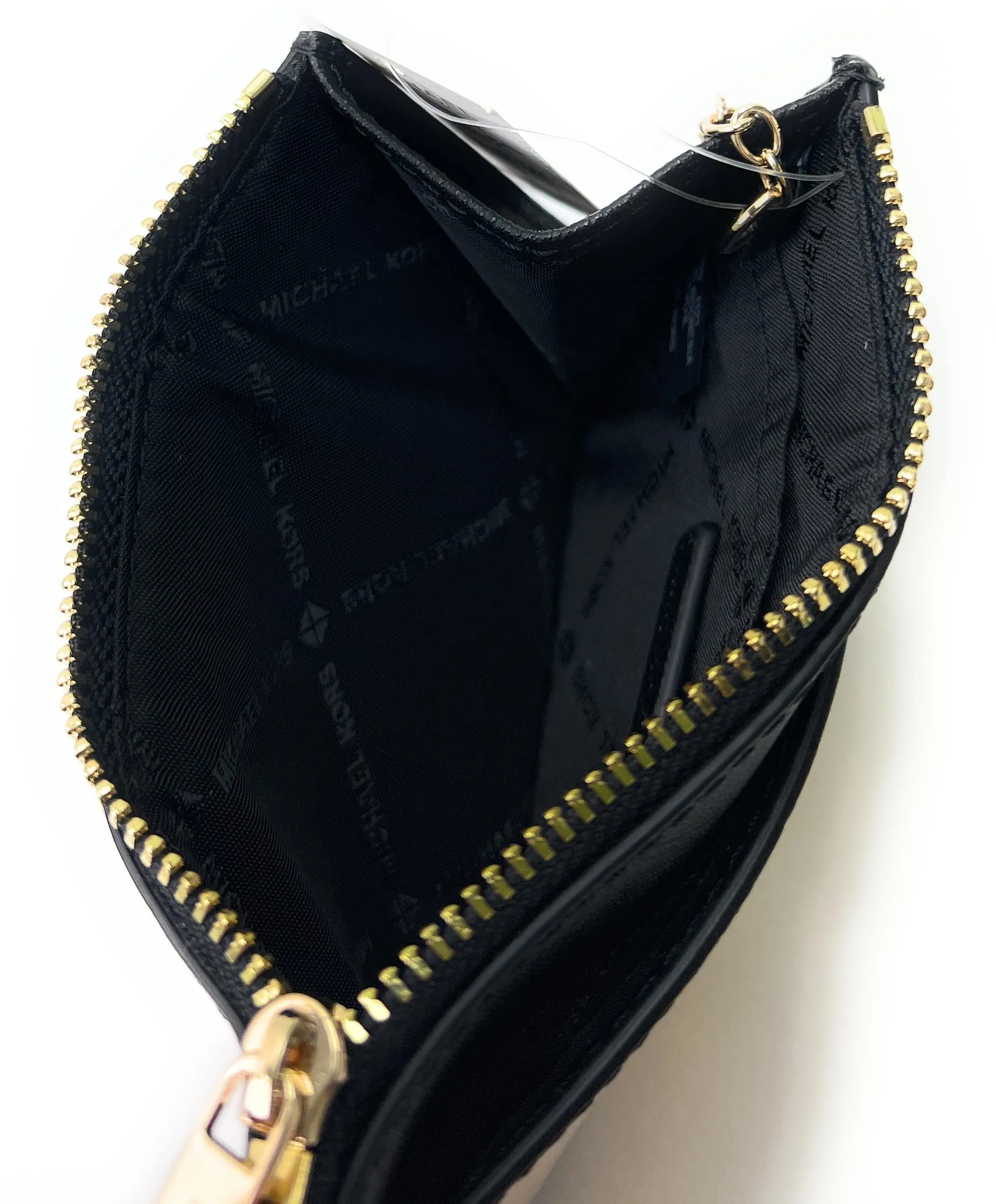 Michael Kors Jet Set Travel Small Top Zip Coin Pouch con ID Holder in Pelle Saffiano - immagine 4