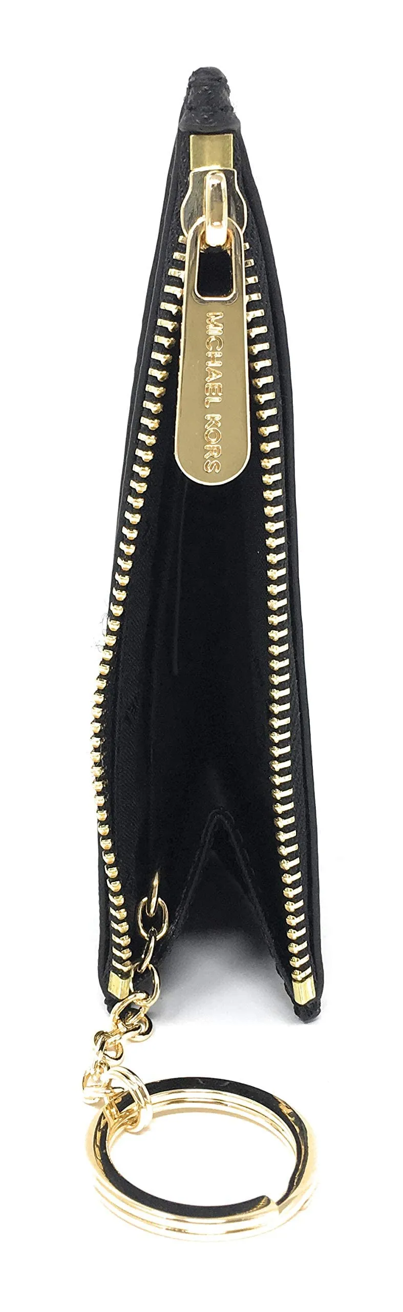 Michael Kors Jet Set Travel Small Top Zip Coin Pouch con ID Holder in Pelle Saffiano - immagine 5