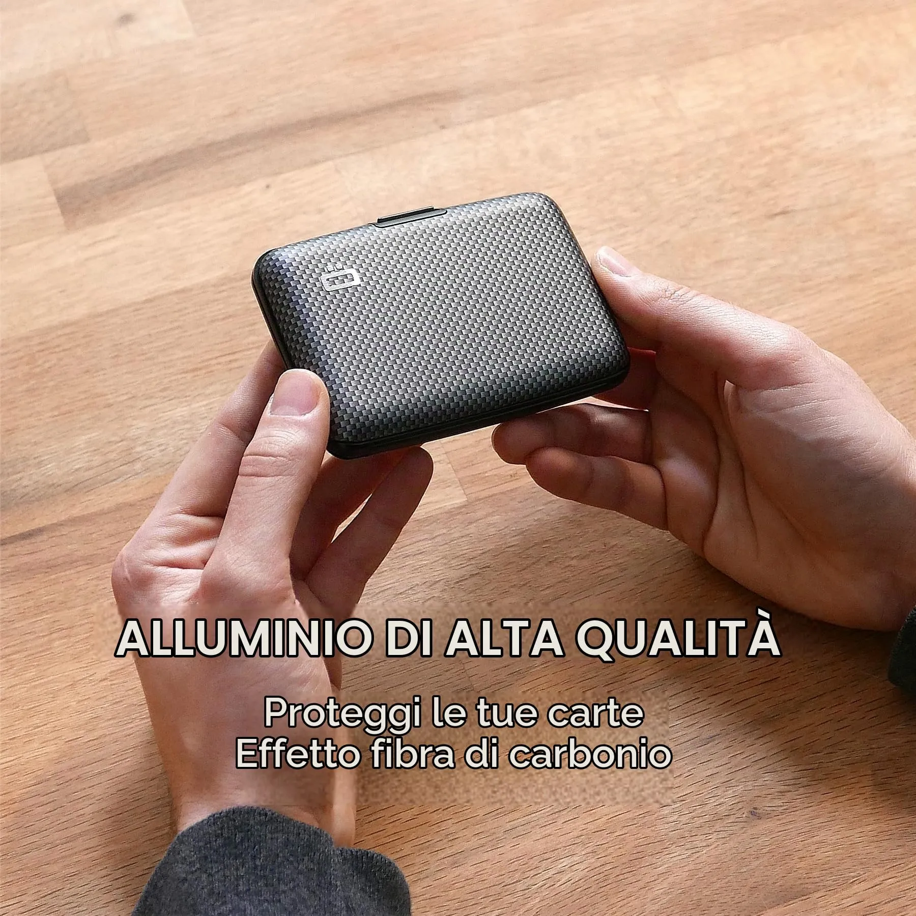 Portacarte in alluminio con protezione RFID. Modello: STOCKHOLM ORIGINAL - immagine 3