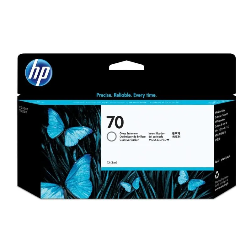 Cartuccia Inchiostro HP 70 Potenziatore Brillantezza 130 ml DesignJet - immagine 1