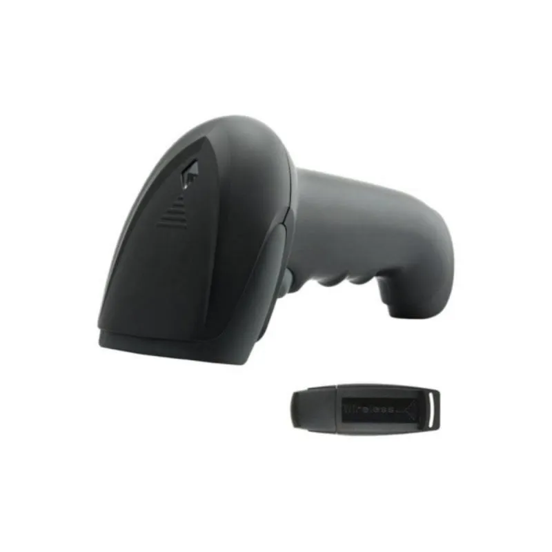 Lettore codice a barre 1D Premier MS3-1D RF Laser Wireless USB 50m Nero - immagine 1