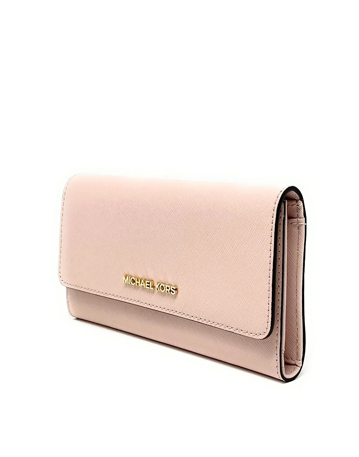 Michael Kors Portafoglio da viaggio da donna Jet Set grande, Fard in polvere., LARGE, classico - immagine 2