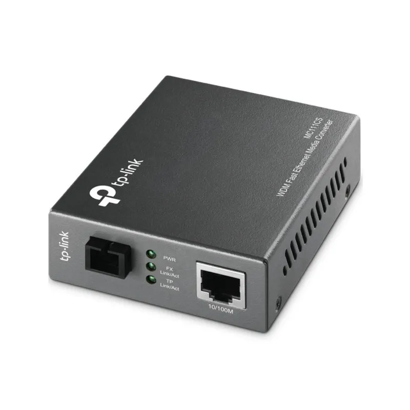 Convertitore Multimediale TP-Link MC111CS 100BASE-FX a 100Base-TX Monomodale 20KM Convertitore Multimediale TP-Link MC111CS 100BASE-FX a 100Base-TX Monomodale 20KM - immagine 1
