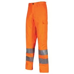 Pantalone lavoro multitasche Vega alta visibilità (taglia m ) HI-LIGHT Orange fluo CY304OF-M - immagine 1