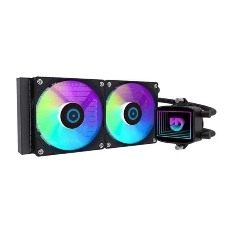 Refrigeración Líquida Hiditec LQ240 ARGB 240mm 2 Ventilatori PWM - immagine 1