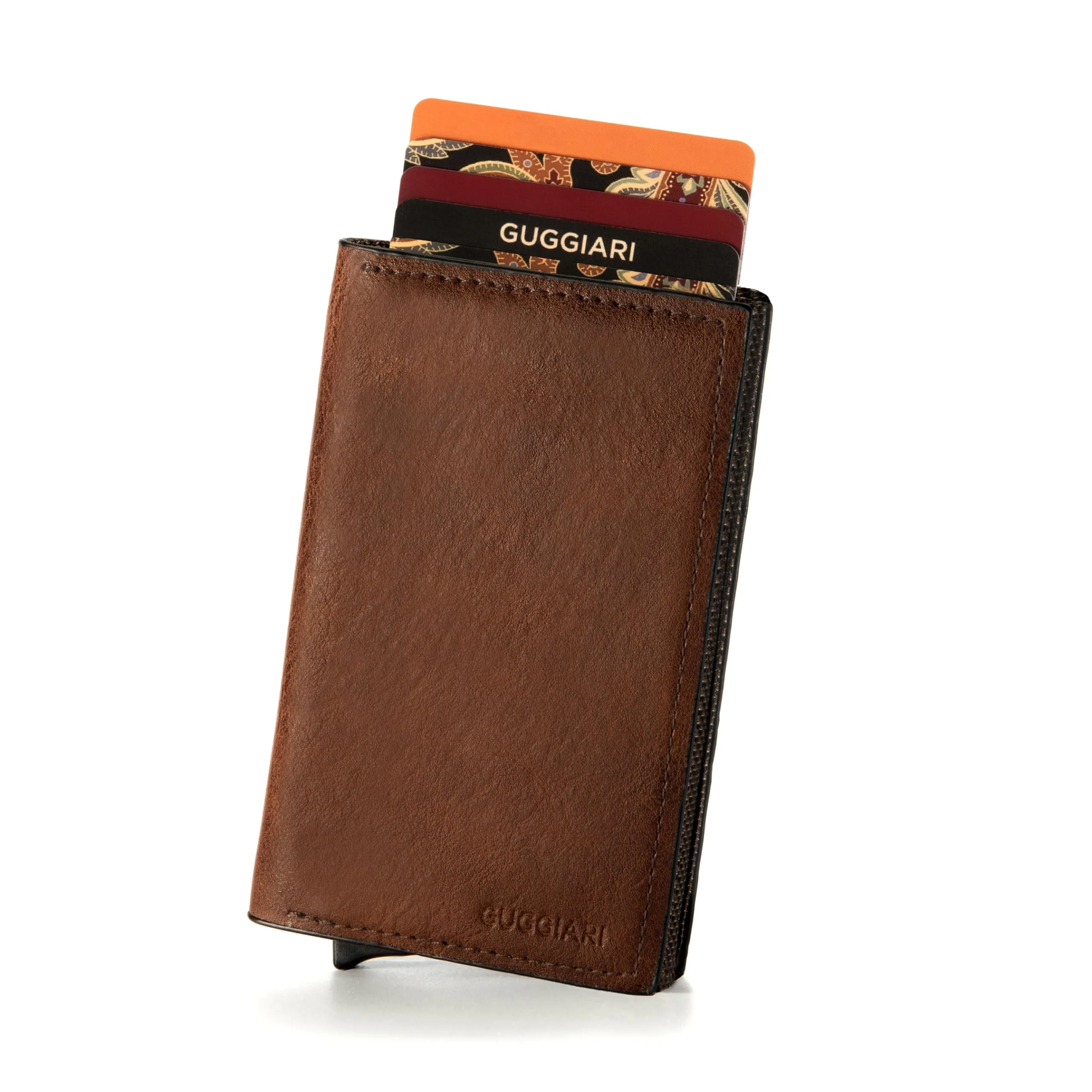 GUGGIARI® Porta Carte Credito RFID Alluminio, Magnetico - immagine 1