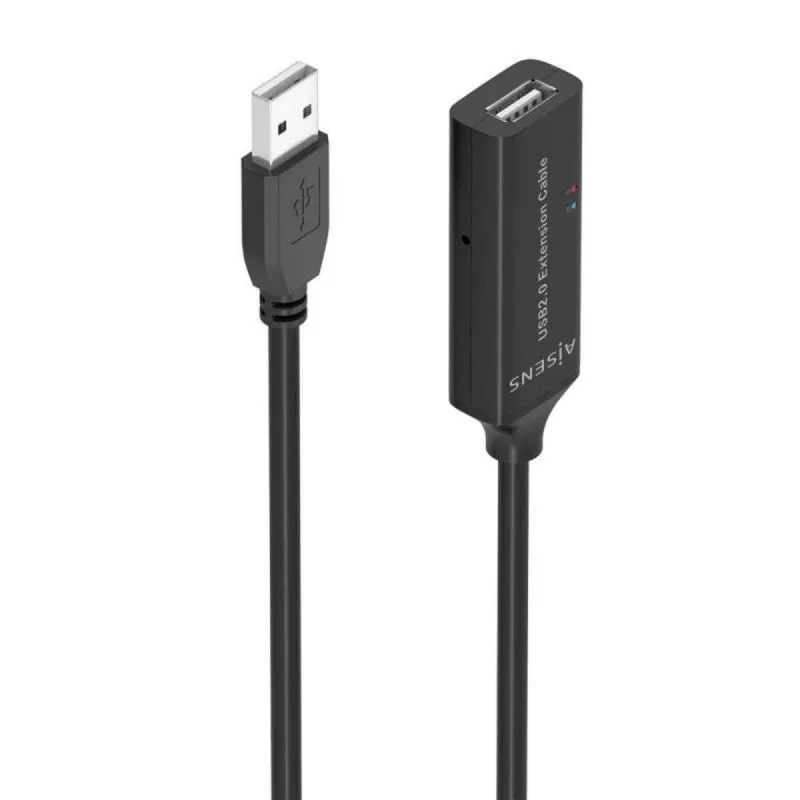 Cavo Prolunga USB 2.0 Aisens A101-0916 Amplificatore 15m Nero - immagine 1