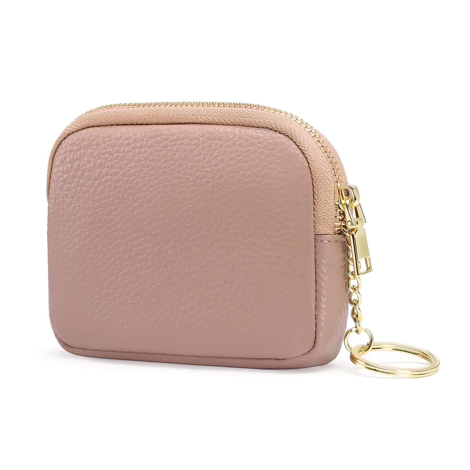 SENDEFN Portafoglio Donna in pelle, Portamonete Donna Slim, Portafoglio Piccolo con Portachiavi e zip, Mini Porta Monete Donna con 2 scomparti - immagine 1