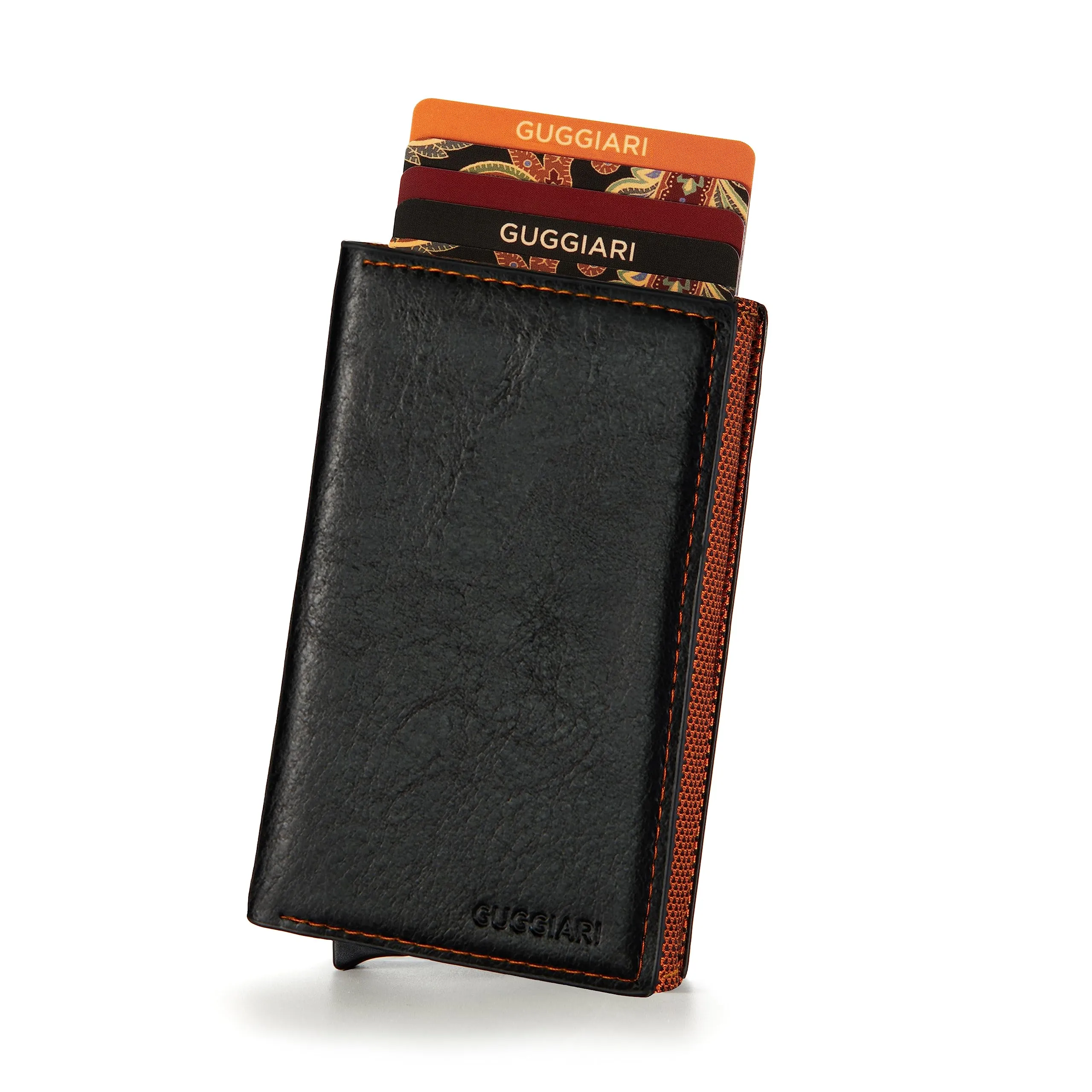 GUGGIARI® Porta Carte Credito RFID Alluminio, Magnetico - immagine 1