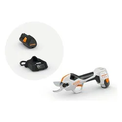 Forbice potatura (10,8V; 1 batteria; 2,6Ah) Asa 20 set AS SYSTEM Grigio VA050116210 - immagine 1