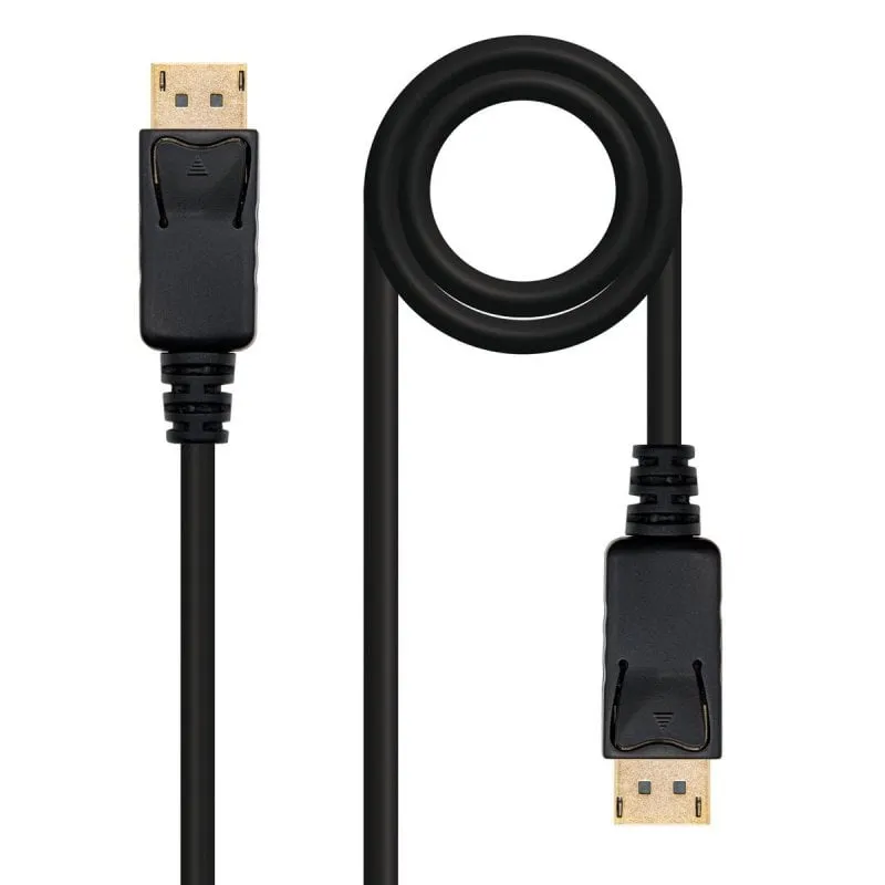 Cavo DisplayPort Nanocable 1.2 0.5m 4K DP/M - DP/M Nero Cavo DisplayPort Nanocable 1.2 0.5m 4K DP/M - DP/M Nero - immagine 1