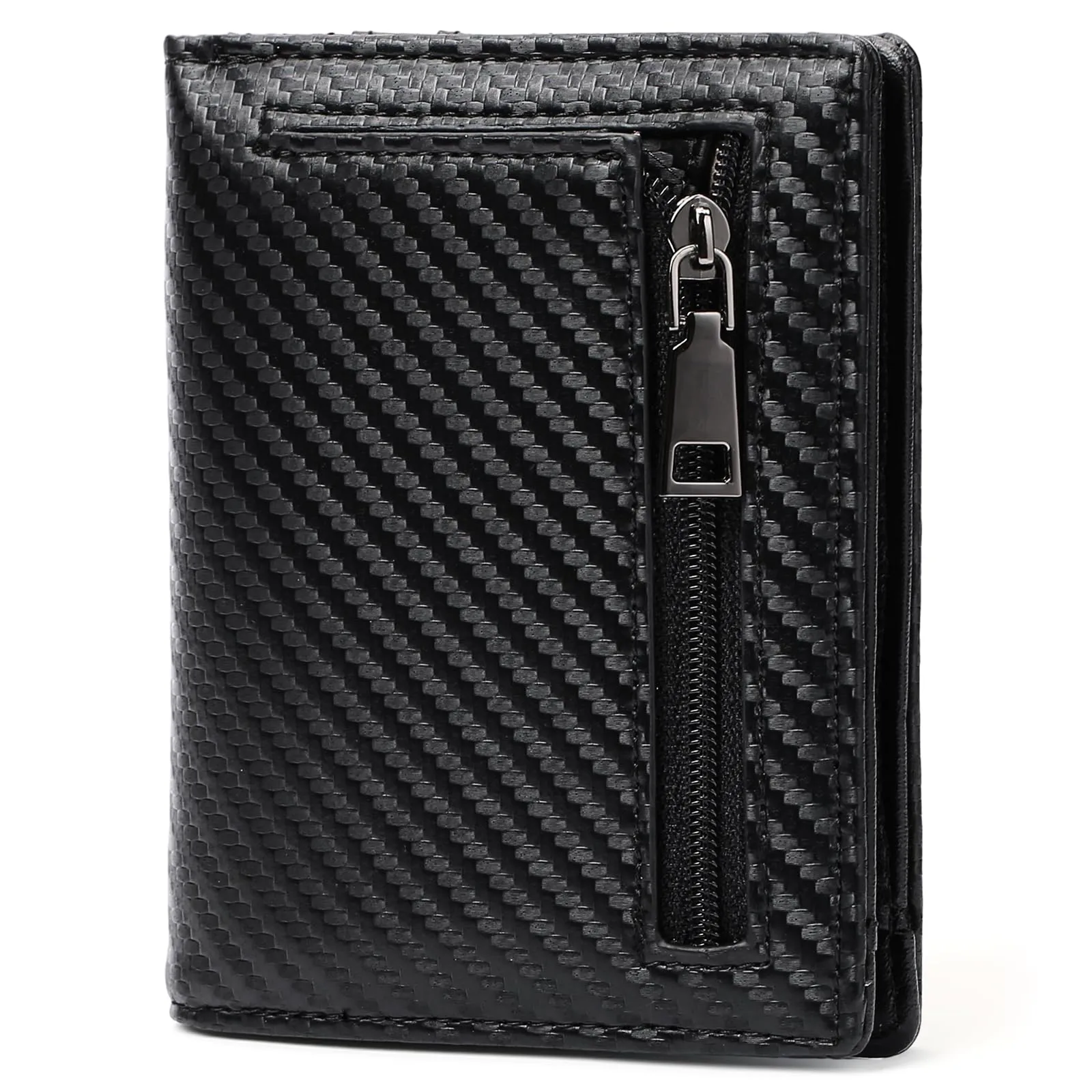 GAEKEAO Portafoglio Uomo Piccolo Portamonete con Protezione RFID slim 8 Porta Carte di Credito mini portafoglio uomo Pelle - immagine 1