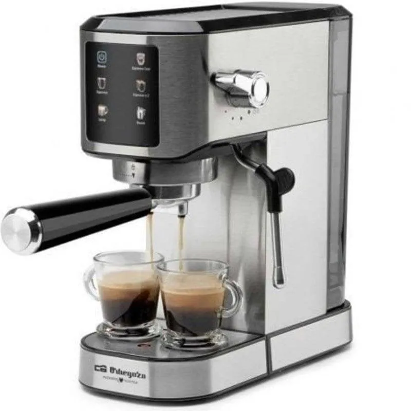 Caffettiera Espresso Orbegozo EX 7000 1L 20 bar con pannello touch e montalatte - immagine 1