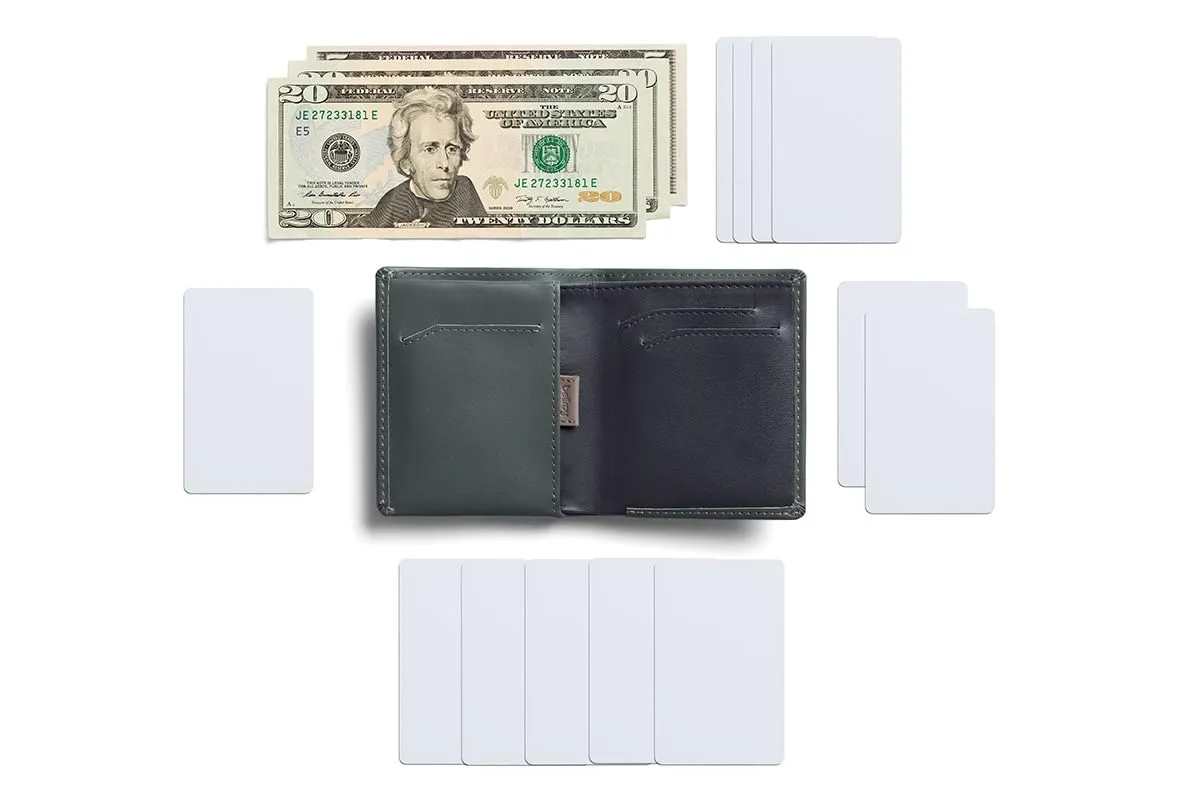Bellroy Note Sleeve, Portafoglio sottile in pelle - Everglade - immagine 7
