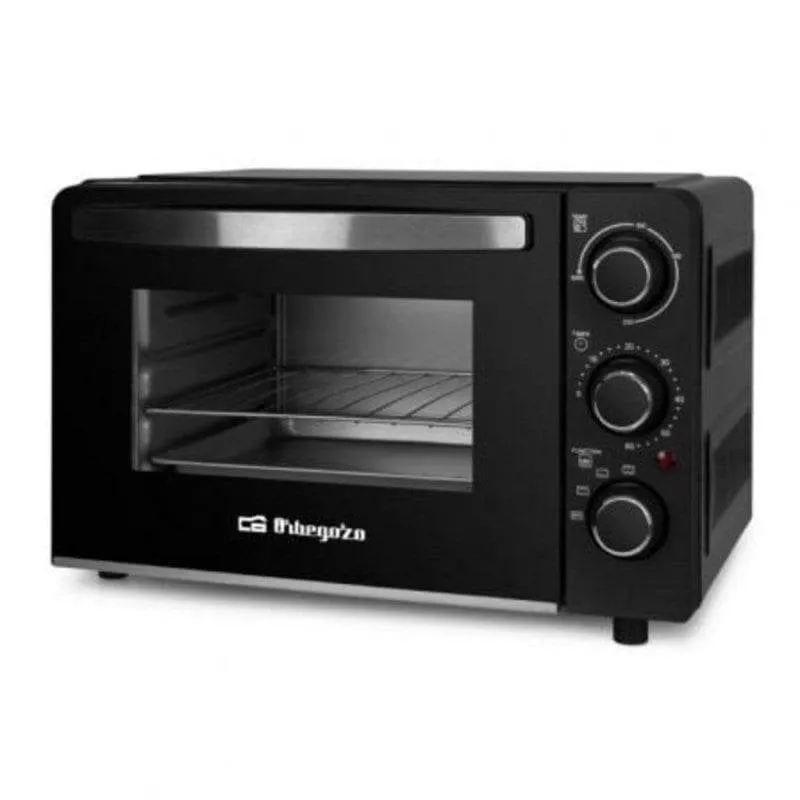 Fornetto Elettrico Orbegozo HCC 5015 Doppio Vetro 15L 1300W Timer Nero - immagine 1