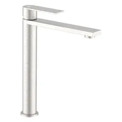 Miscelatore lavabo bocca alta SOLAR Spazzolato argento SCARUB1502AC - immagine 1