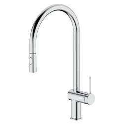 Miscelatore lavello doccetta estraibile VERMONT AQUASANIT Cromo SCARUB1514CR - immagine 1