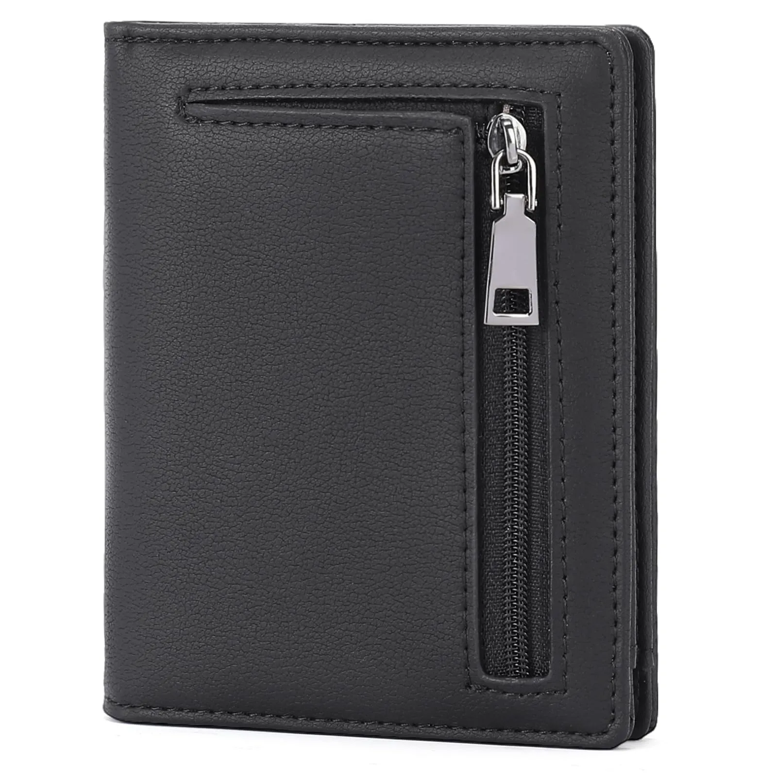 GAEKEAO Portafoglio Uomo Piccolo Portamonete con Protezione RFID slim 8 Porta Carte di Credito mini portafoglio uomo Pelle - immagine 1