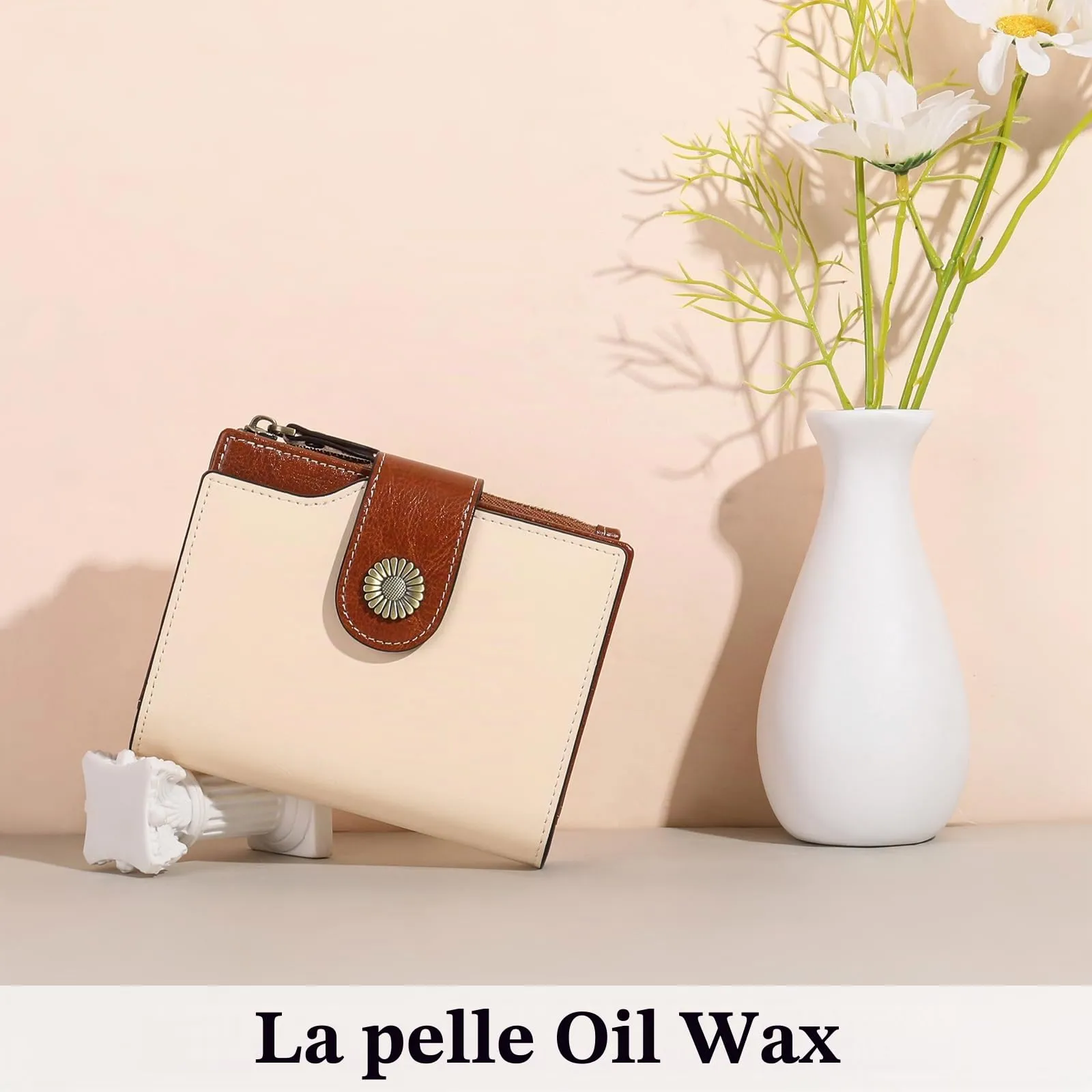 SENDEFN Portafoglio Donna Pelle con Bloccaggio RFID Piccolo Portamonete Donna, 10 Scomparti per Carte con 2 Finestra di Identificazione e 1 Tasca con Cerniera - immagine 7