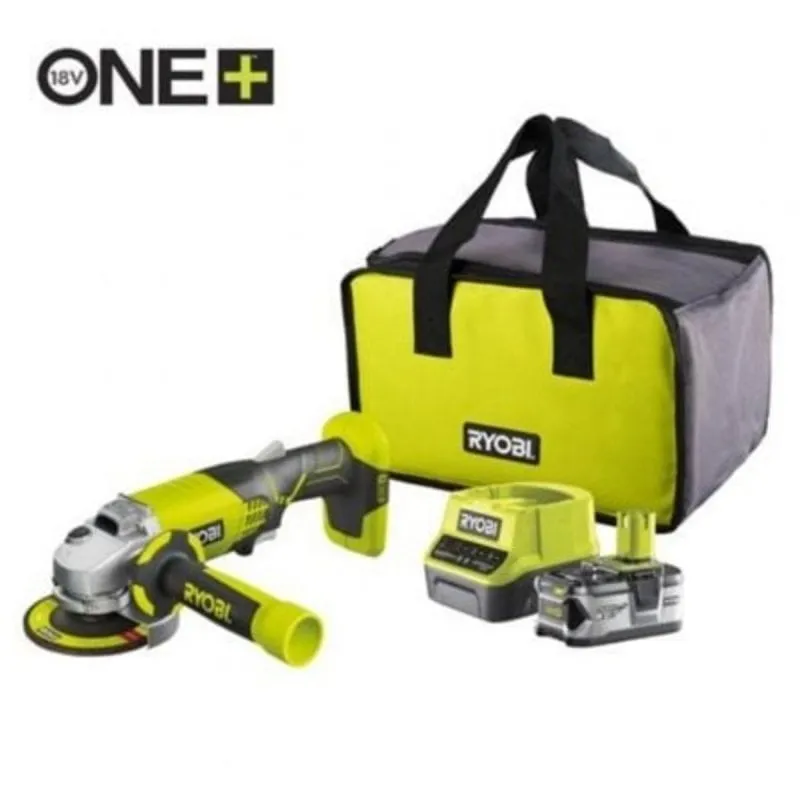 Amolatrice Ryobi ONE+ R18AG-140S 18V 4.0 Ah Senza Fili con Set Completo di Accessori - immagine 1