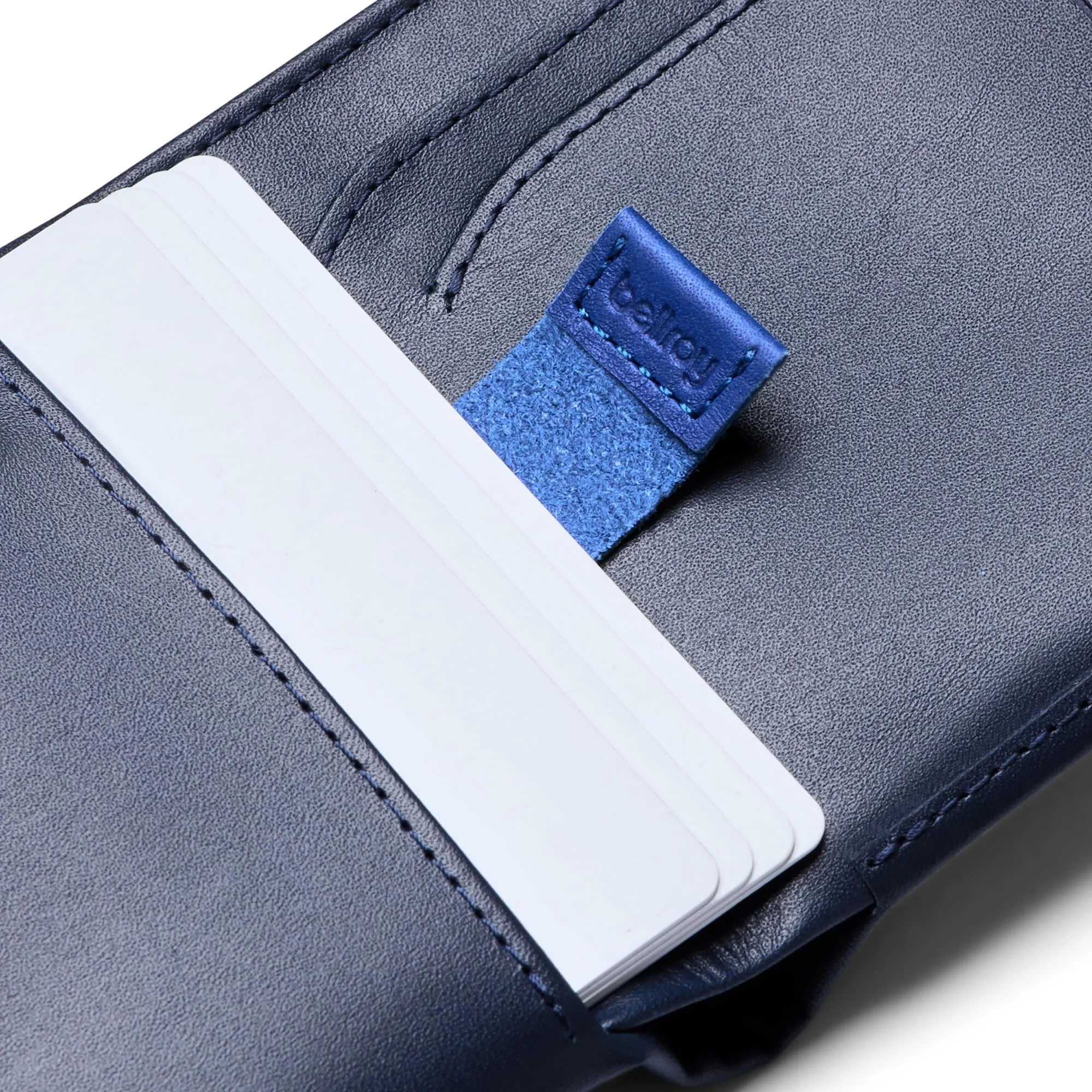 Bellroy Note Sleeve, Portafoglio sottile in pelle - Navy - immagine 2