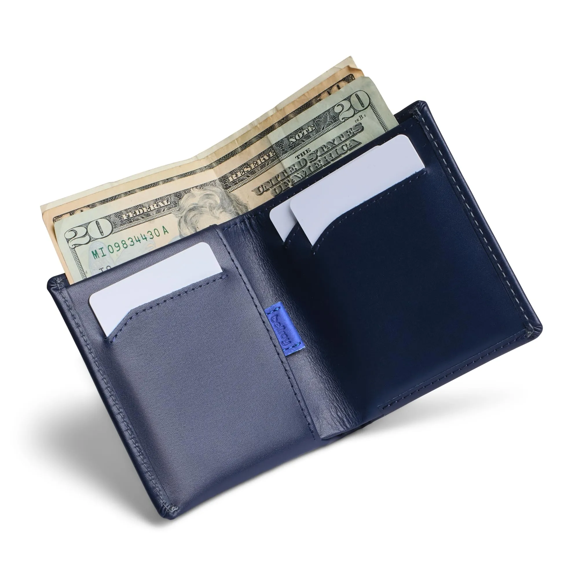 Bellroy Note Sleeve, Portafoglio sottile in pelle - Navy - immagine 4