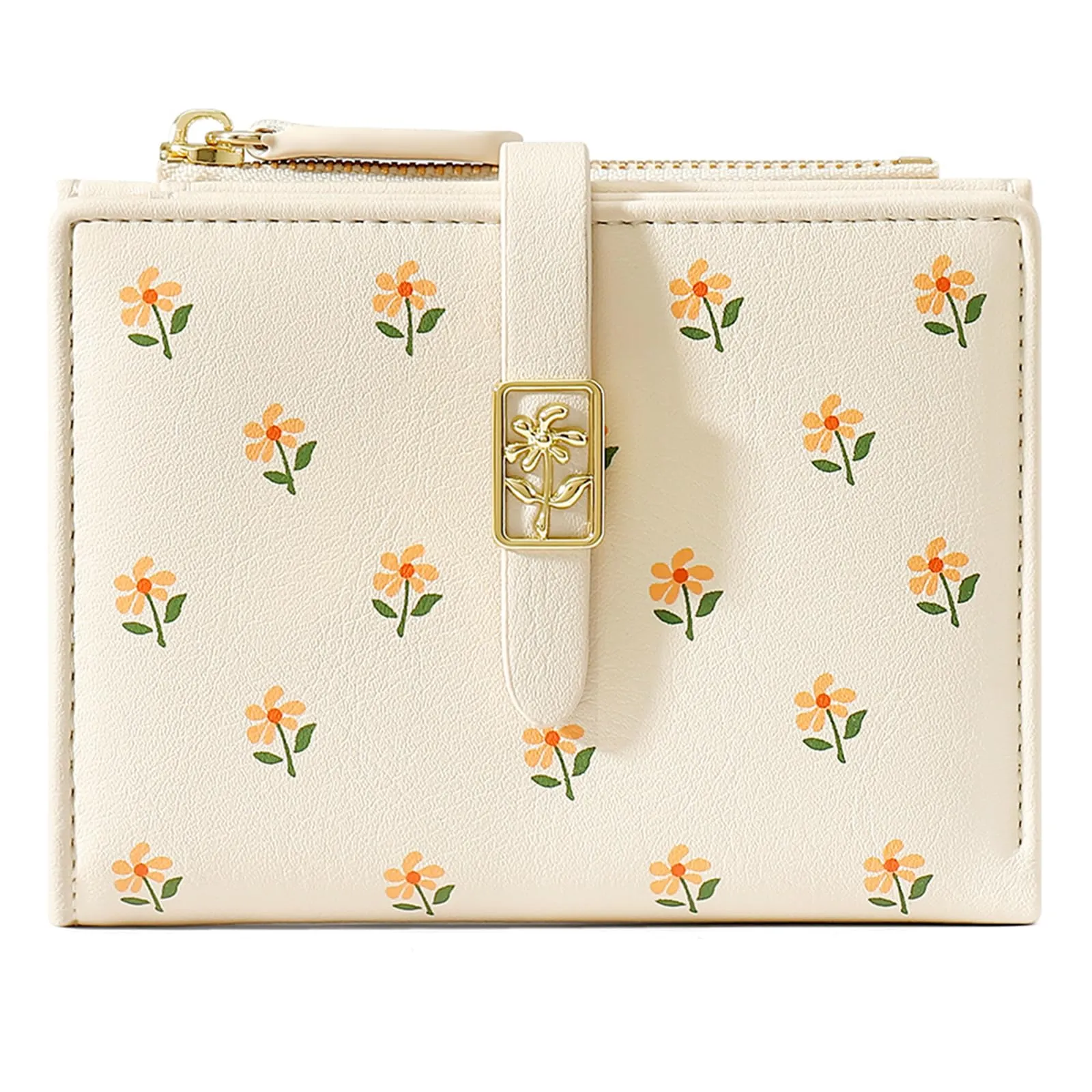 GOIACII Portafoglio Donna Piccolo Portamonete Cute Floral Corto con Porta Carte di Credito - immagine 6