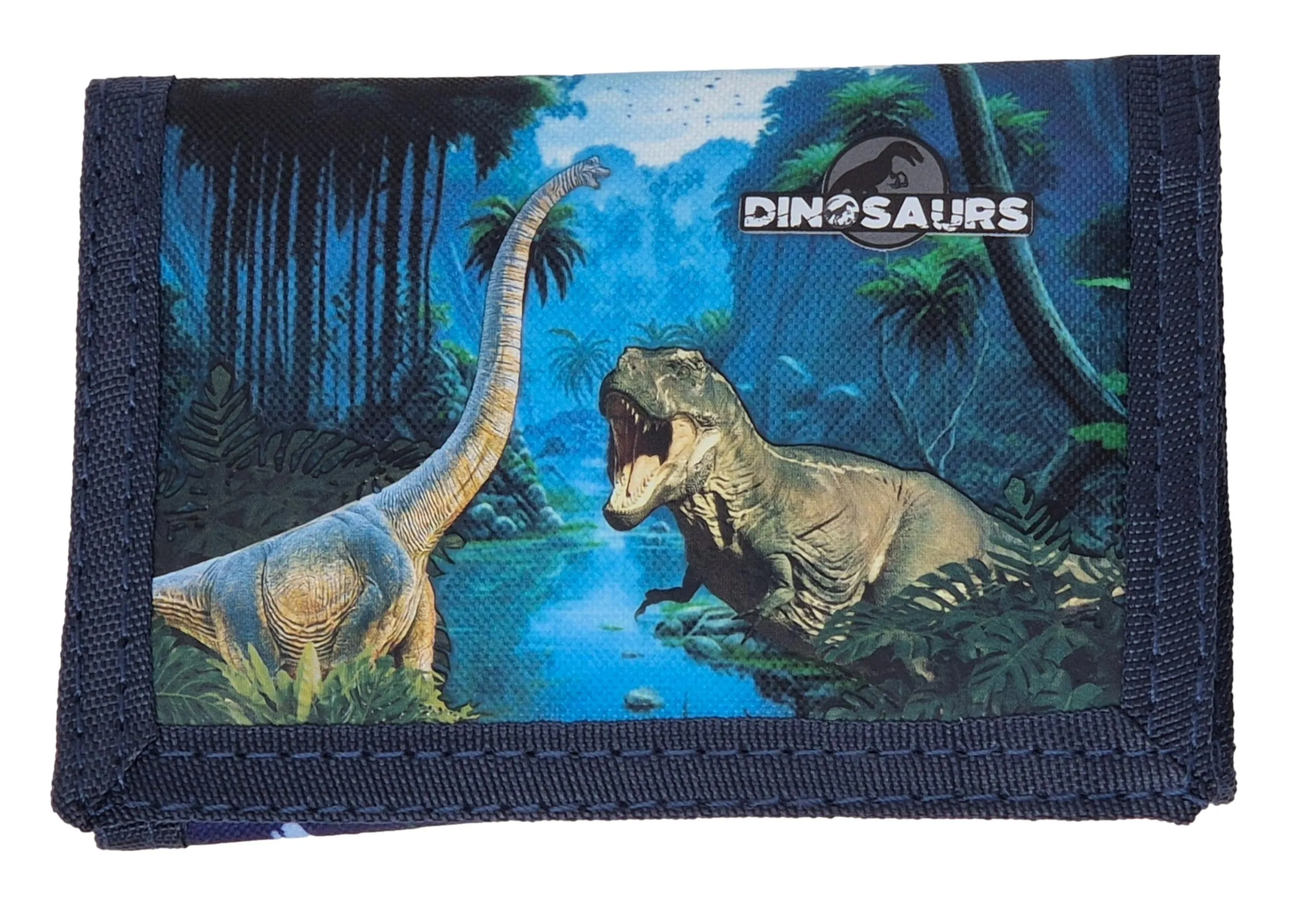 Theonoi Ottima Idea Regalo Horses/Bambini Portafoglio, Dinosauro Senza Nastro, 9 x 13 cm, Comic - immagine 1
