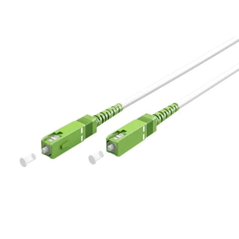 Cavo Fibra Ottica Aisens G657A2 Monomodale SC/APC 3 Metri Bianco - immagine 1