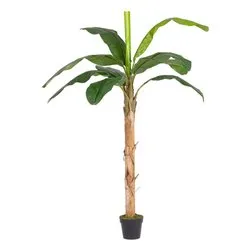 Pianta artificiale Banano con 17 foglie (200cm) 0173160 - immagine 1