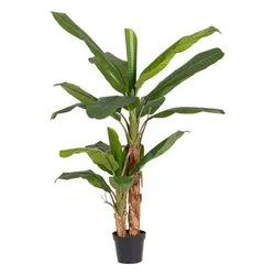 Pianta artificiale Banano con 10 foglie (210cm) 0173159 - immagine 1