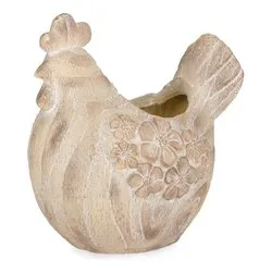 Coprivaso gallo magnesia (31x23x33cm) BLOSSY Beige 0143467 - immagine 1