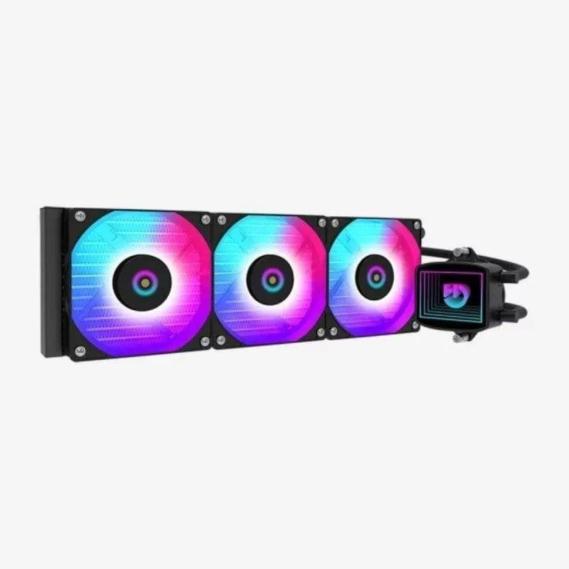 Refrigeración Líquida Hiditec LQ360 360mm 3 Ventilatori ARGB PWM Alluminio/Rame - immagine 1